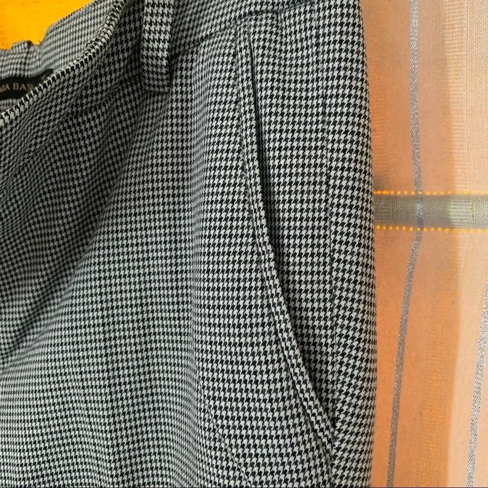 🤩 ZARA Basics Plaid Pattern Pants/Trousers - Picture 6 of 11